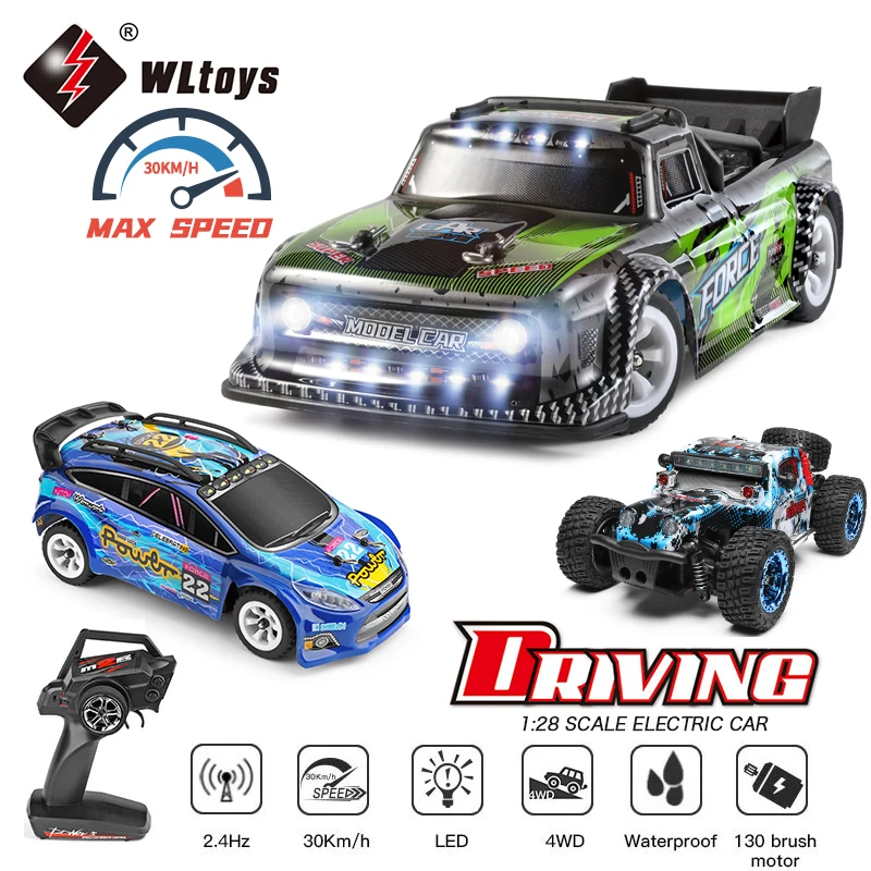 WLtoys 1:28 284131 284161 2.4G Racing Mini RC Car 30KM/H 4WD Electric High Speed Remote Control Drift Toys for Children Gifts 1