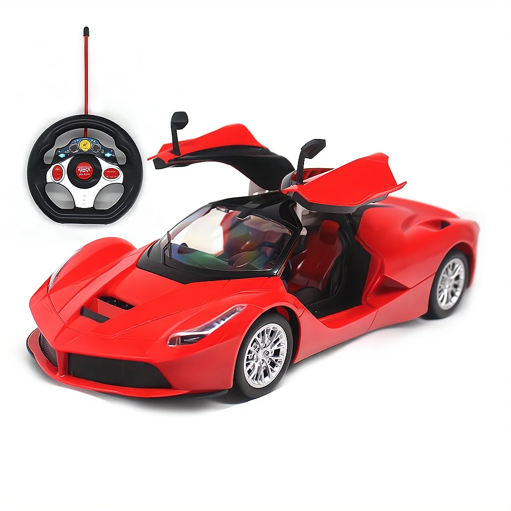 Large Size 1:14 Electric RC Car Remote Control Cars Machines On Radio Control Vehicle Toys For Boys Door Can Open 6066 1